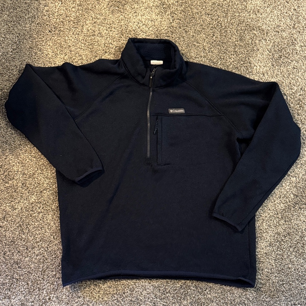 Columbia Navy Quarter-Zip Fleece
